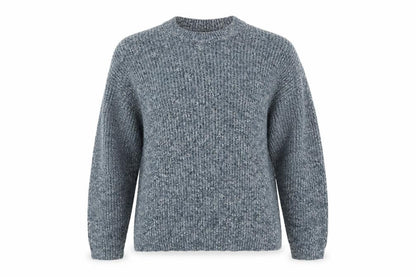 Front view of Marks & Spencer women’s blue jumper, size S