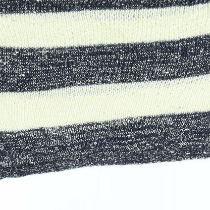 Andrea Jovine Womens Multicoloured Striped  Pullover Jumper Size M