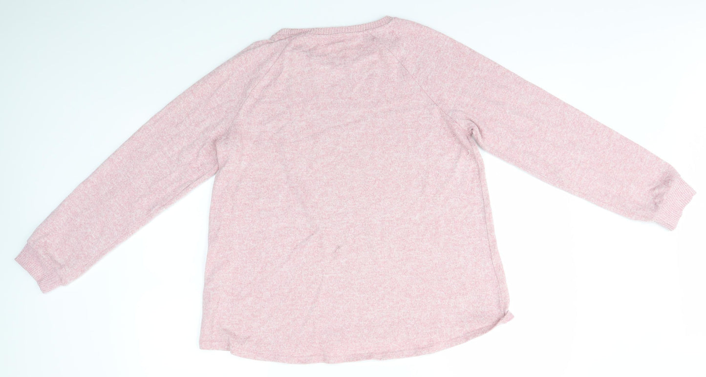 Primark Womens Pink   Pullover Jumper Size M