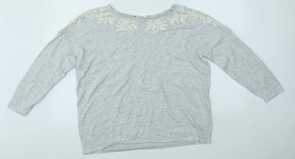 Womens UK Size 20 Bonmarché Grey Pullover Jumper