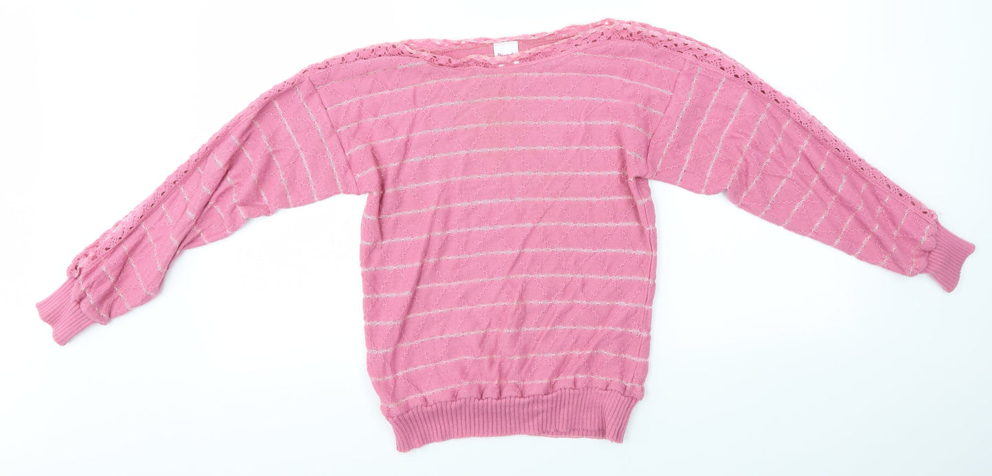 Primark Womens Pink   Pullover Jumper Size S