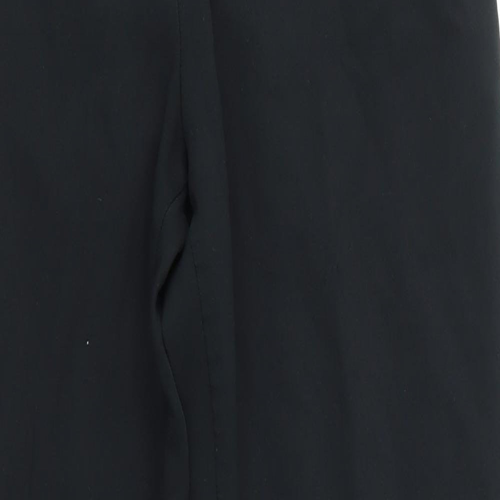Womens UK Size 10 M&S Regular Fit Dress Pants Black Trousers