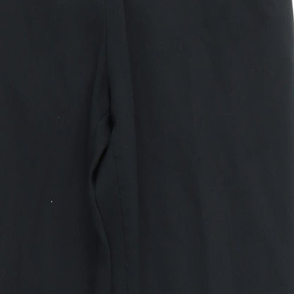 Womens UK Size 10 M&S Regular Fit Dress Pants Black Trousers