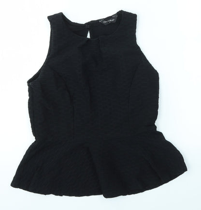 Miss Selfridge Womens Black   Basic Blouse Size 12