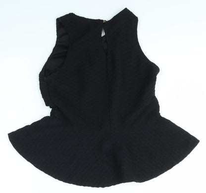 Miss Selfridge Womens Black   Basic Blouse Size 12