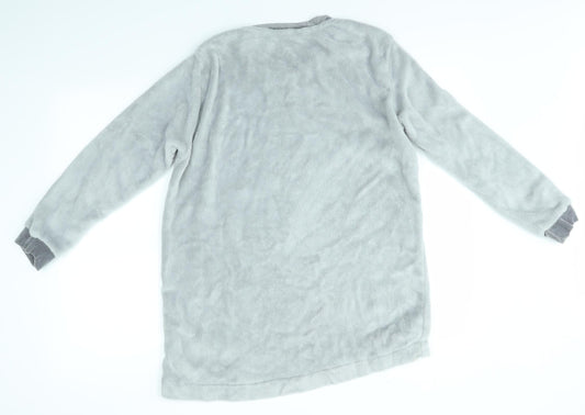 Avenue Womens Grey Solid  Top Pyjama Top Size M