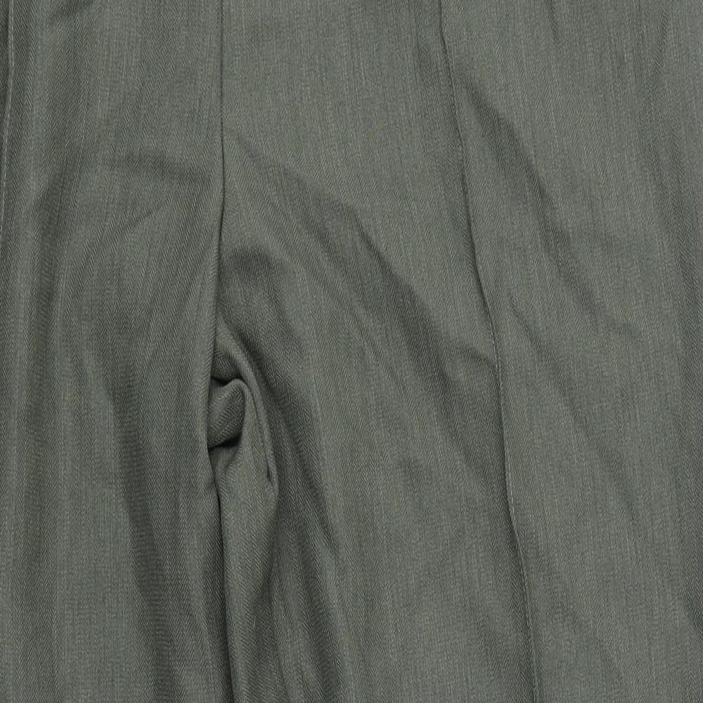 Womens UK Size 18 M&S Regular Fit Dress Pants Grey Trousers