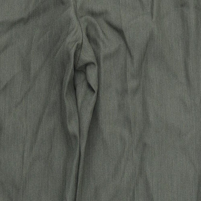 Womens UK Size 18 M&S Regular Fit Dress Pants Grey Trousers