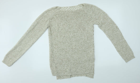 Womens UK Size L H&M Brown Pullover Jumper