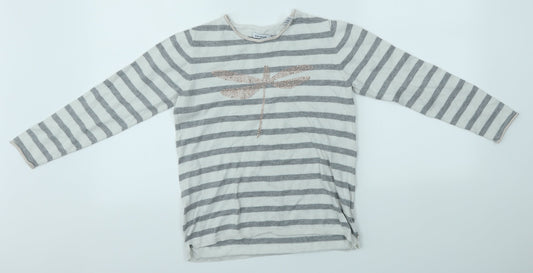 Okaidi Girls Multicoloured Striped  Pullover Jumper Size 10 Years