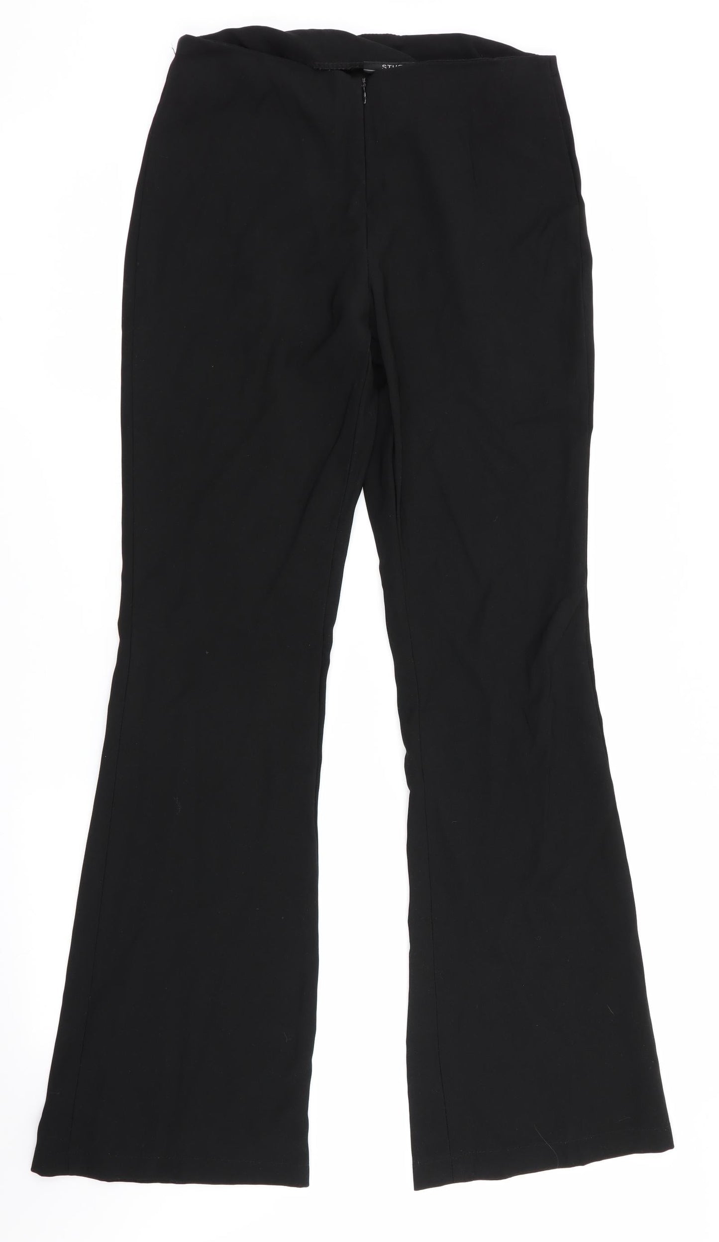 Studio Womens Black   Trousers   L32 in - Bootcut