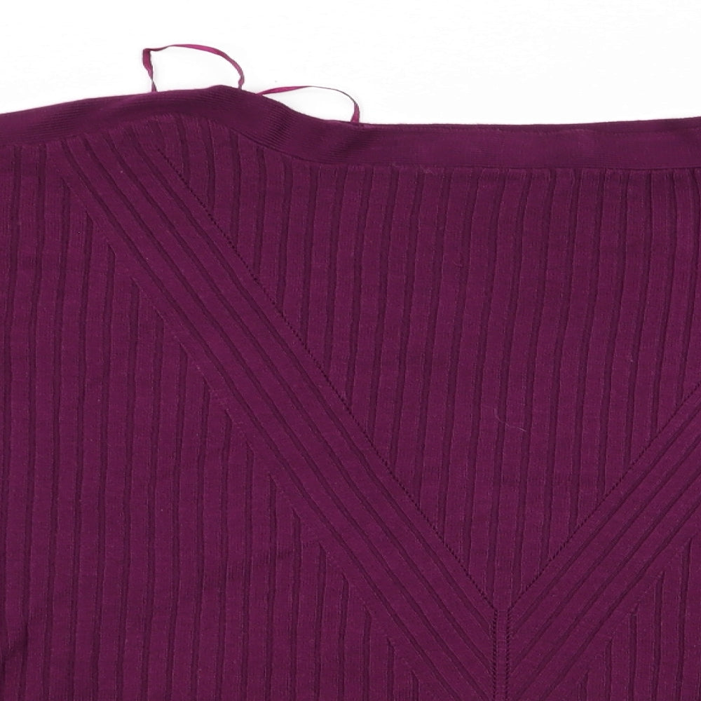 Womens UK Size M Marks and Spencer Purple Pullover Jumper