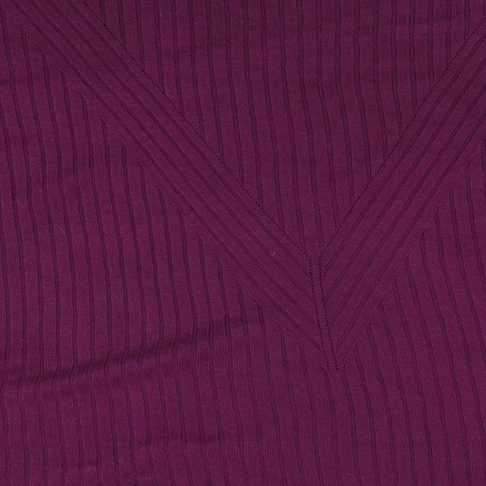 Womens UK Size M Marks and Spencer Purple Pullover Jumper