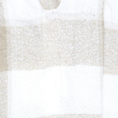 PEP & Co Womens Beige Check   Poncho One Size