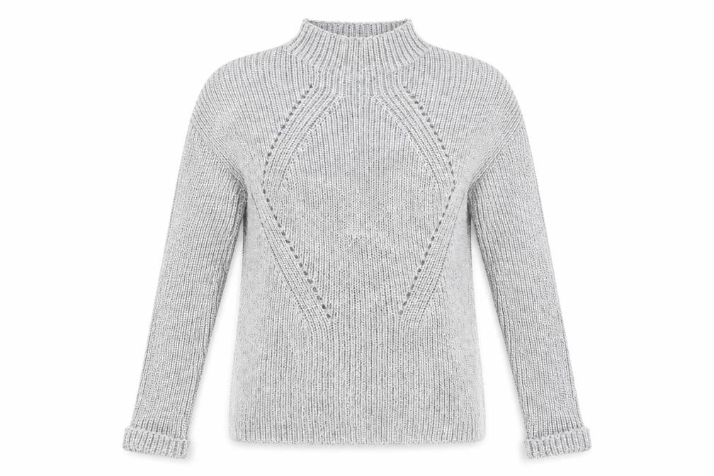 Womens UK Size S Primark Grey Pullover Jumper