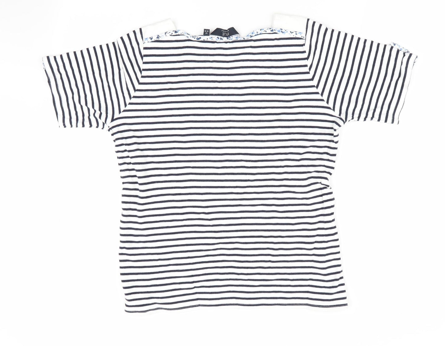 Womens UK Size 14 ISLE Essentials Blue Basic T-Shirt