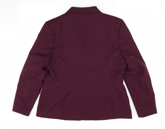 Mackays Womens Purple   Jacket Suit Jacket Size 16