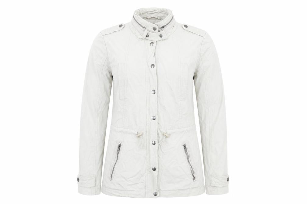 Womens UK Size 8 South Beige Anorak Coat
