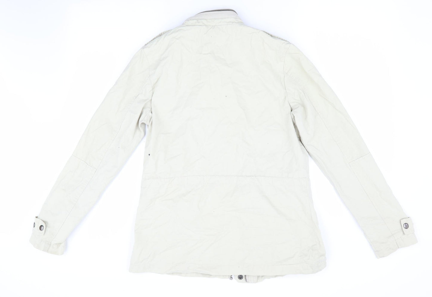 Womens UK Size 8 South Beige Anorak Coat