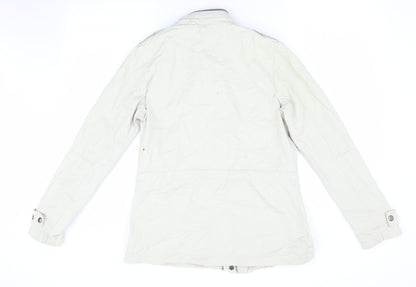 Womens UK Size 8 South Beige Anorak Coat