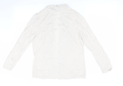 Womens UK Size M CC Beige Cardigan Jumper