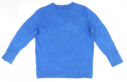 Primark Womens Blue   Pullover Jumper Size 14