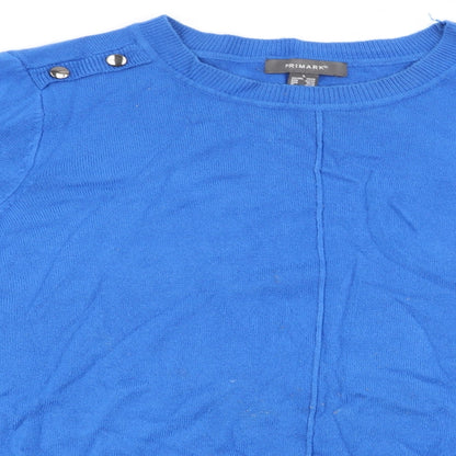 Primark Womens Blue   Pullover Jumper Size 14