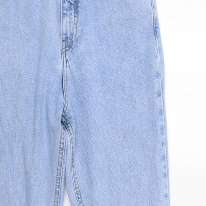 Denim Co. Womens Blue   Straight Jeans Size 10 L28 in