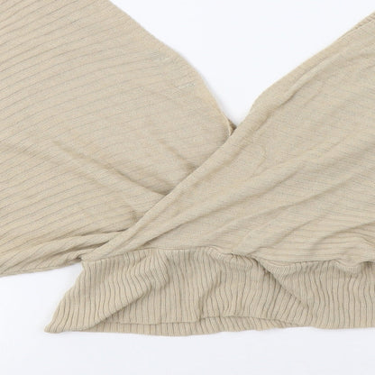 Prett Womens Beige   Pullover Jumper Size M