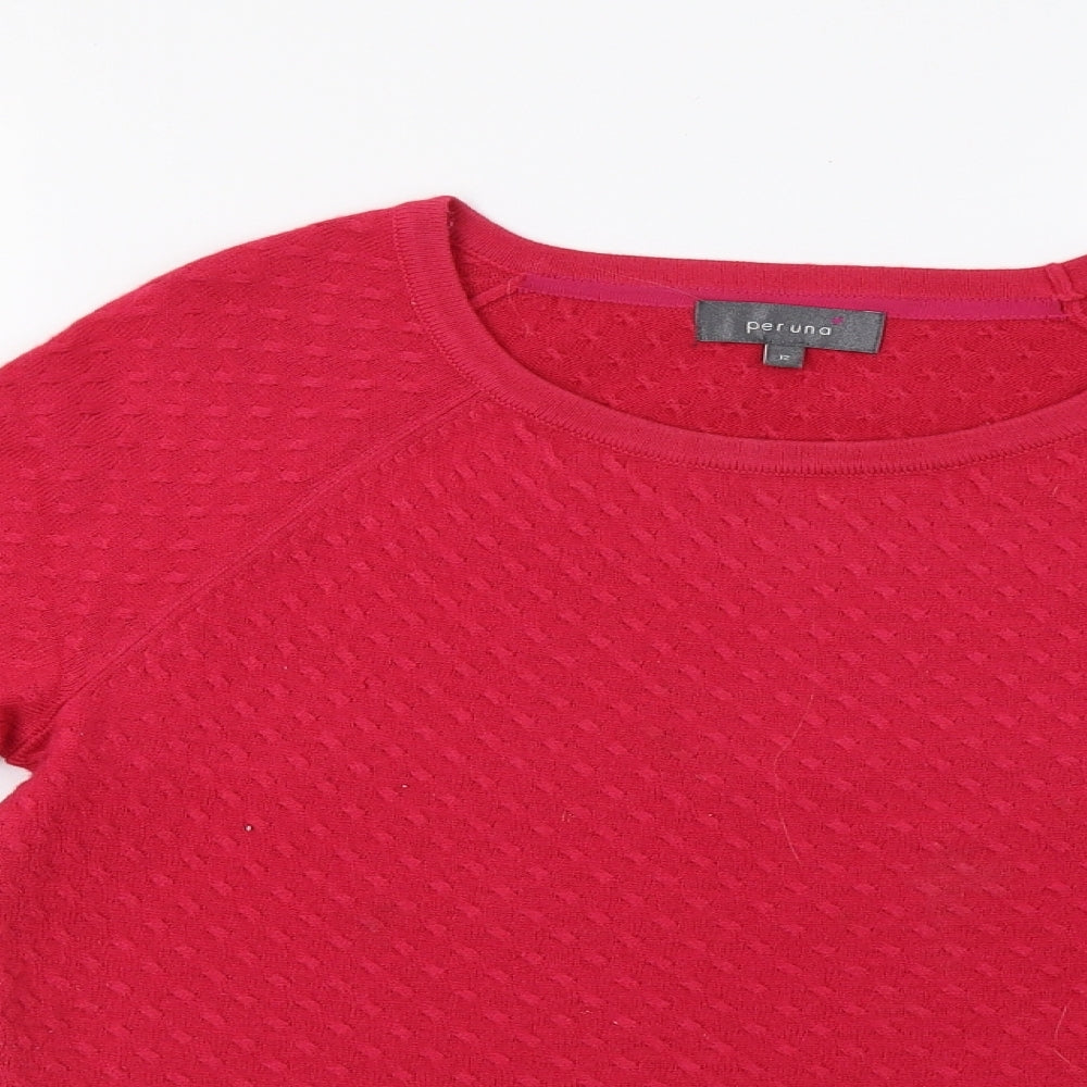 Womens UK Size 12 Per Una Pink Pullover Jumper