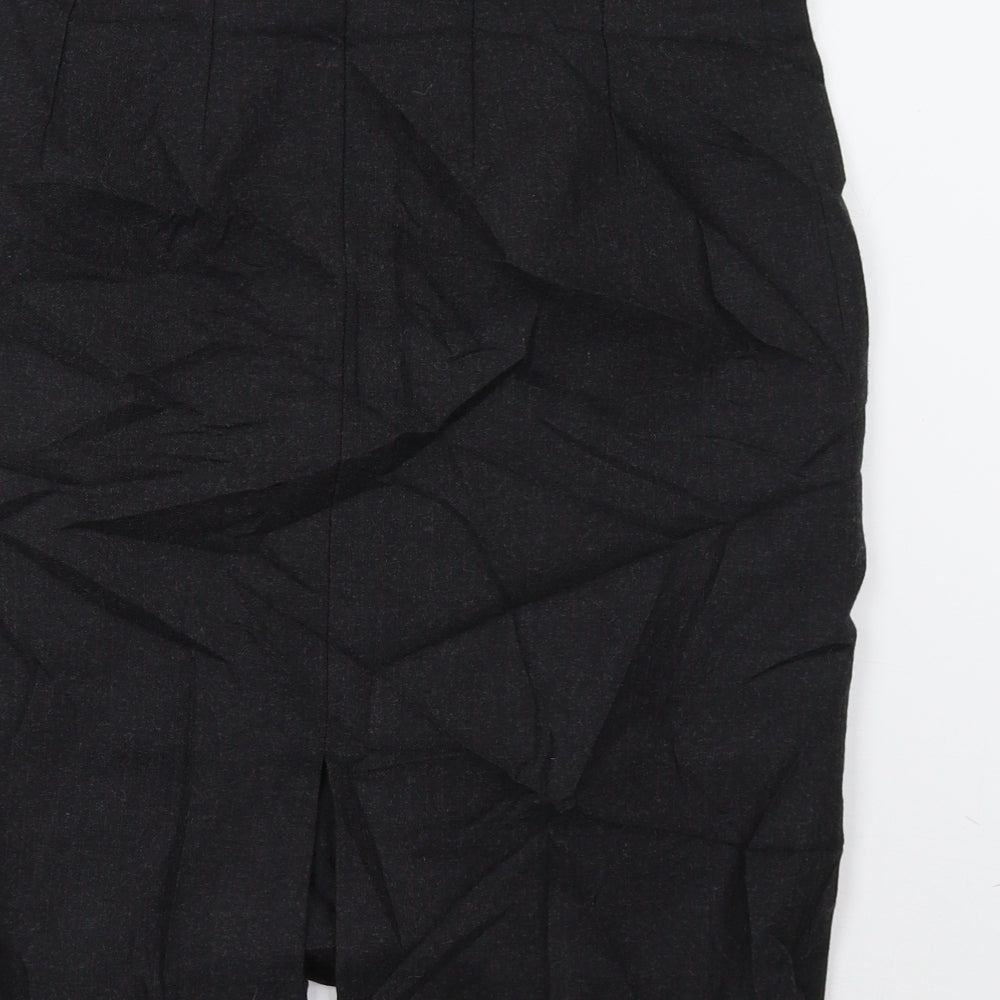 Samuel Brothers Womens Grey Striped  Straight & Pencil Skirt Size 12