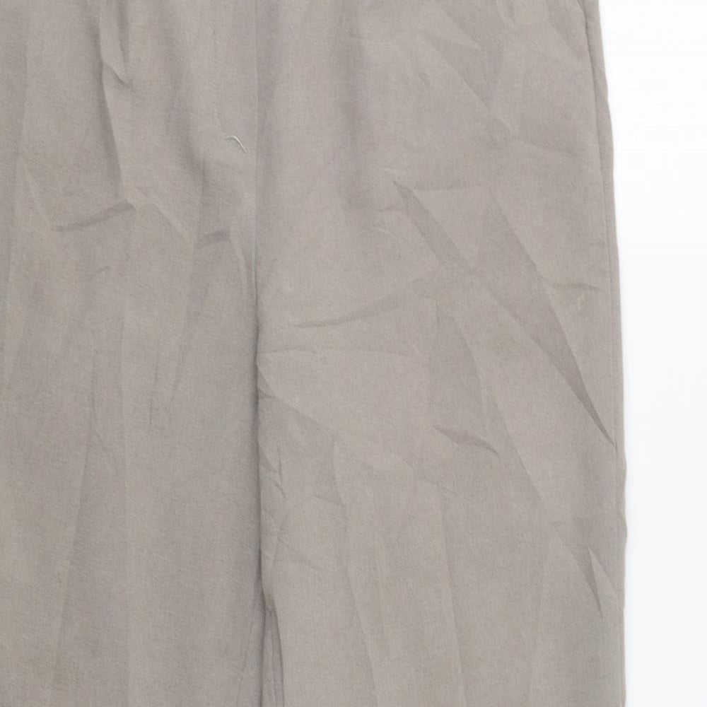 Womens UK Size 14 Bonmarch Regular Fit  Grey Trousers