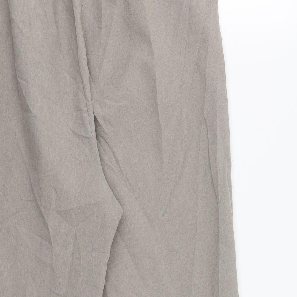 Womens UK Size 14 Bonmarch Regular Fit  Grey Trousers