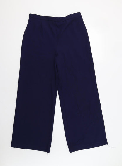Womens UK Size 14 Nightingales Regular Fit  Blue Trousers