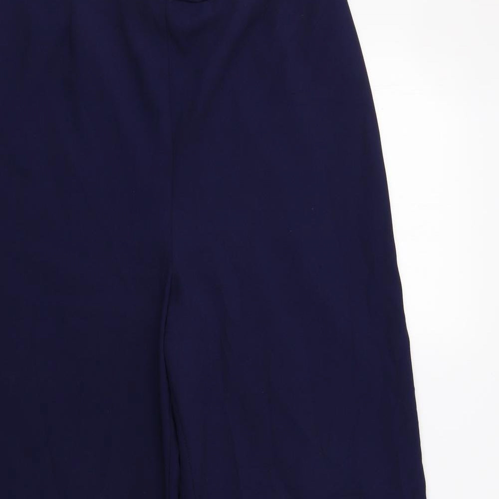 Womens UK Size 14 Nightingales Regular Fit  Blue Trousers