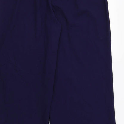 Womens UK Size 14 Nightingales Regular Fit  Blue Trousers