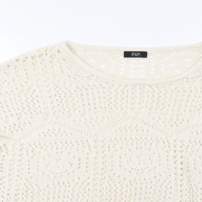 F&F Womens Ivory   Pullover Jumper Size 10