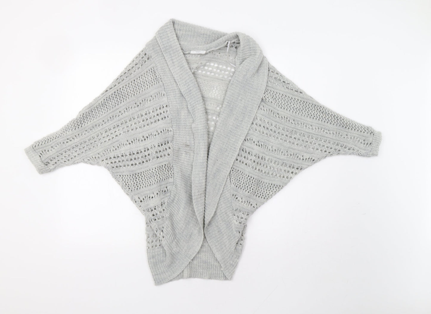 Womens UK Size M New Look Grey Cardigan Jumper