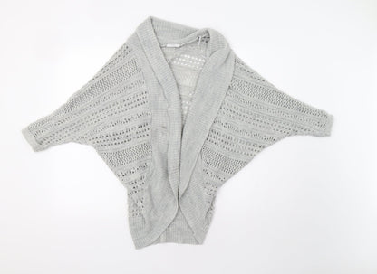 Womens UK Size M New Look Grey Cardigan Jumper