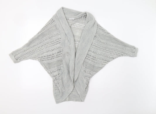 Womens UK Size M New Look Grey Cardigan Jumper