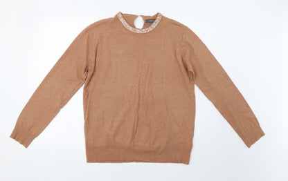Primark Womens Brown   Pullover Jumper Size L  - Em