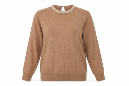 Womens UK Size L Primark Brown Pullover Jumper
