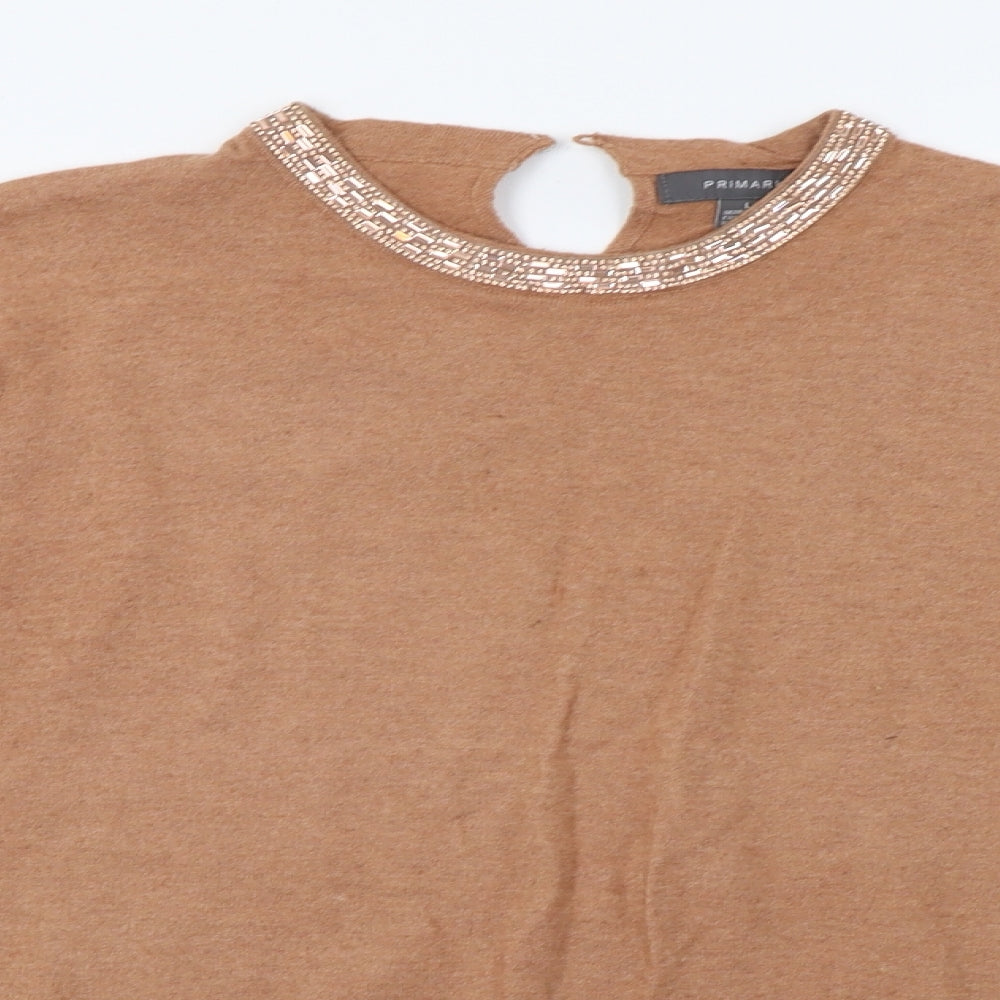Primark Womens Brown   Pullover Jumper Size L  - Em