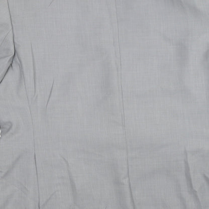 Mens UK Size 46 GREENWOODS Regular Grey Suit Jacket