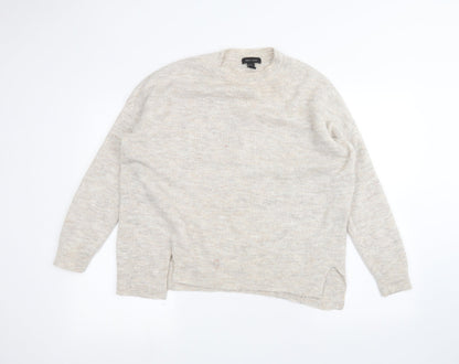 Womens UK Size M New Look Beige Pullover Jumper