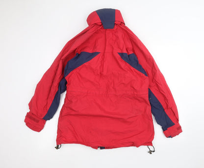Womens UK Size 10 scanda Red Pea Coat