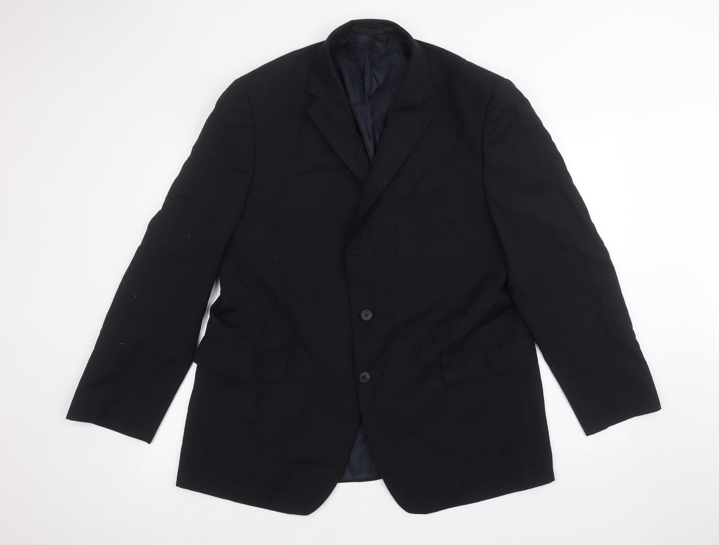 Mens UK Size 44 Marks and Spencer Regular Blue Suit Jacket