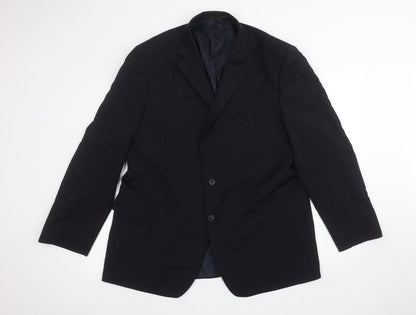 Mens UK Size 44 Marks and Spencer Regular Blue Suit Jacket