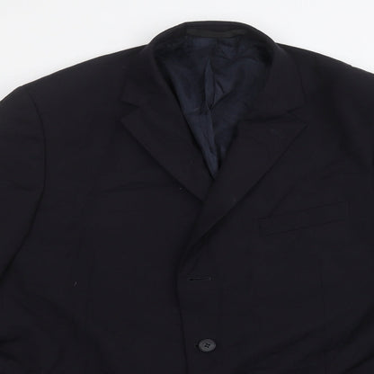 Mens UK Size 44 Marks and Spencer Regular Blue Suit Jacket