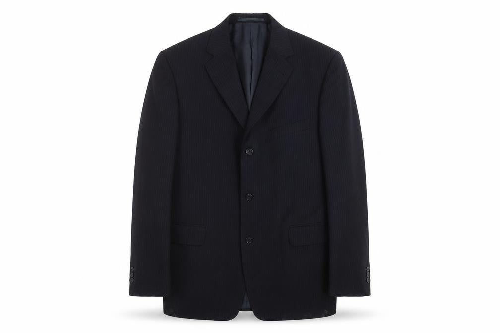 vincent pelle Mens Blue   Jacket Suit Jacket Size 44